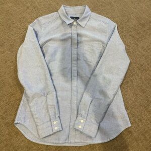 American Eagle Light Blue Button Down Top Women’s S